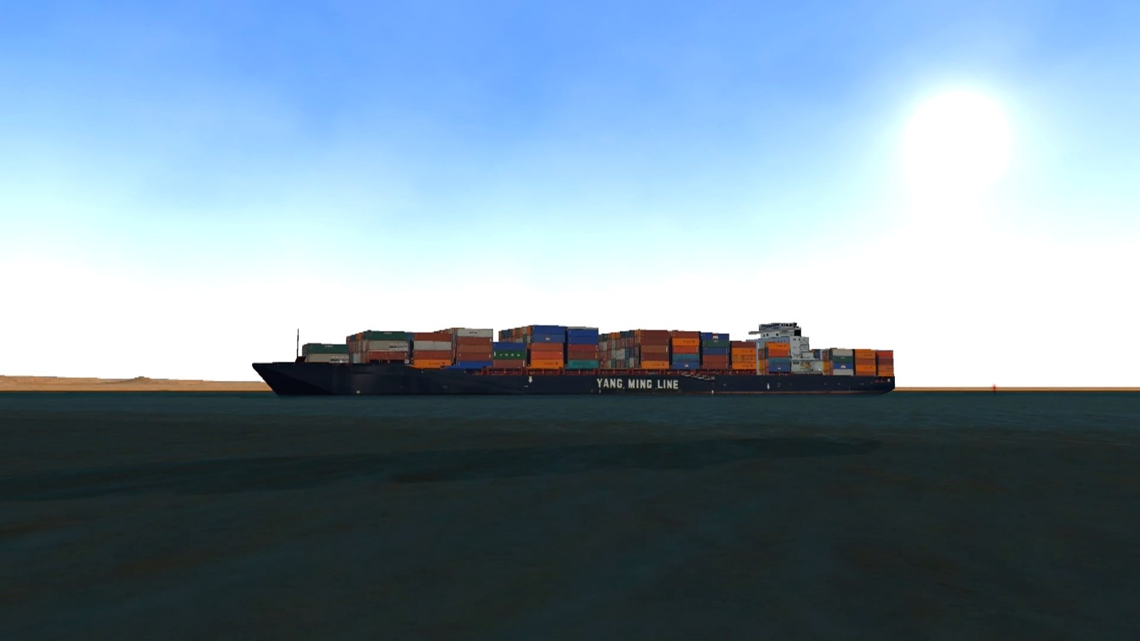 《苏伊士运河模拟器》Steam版发售 弄个巨轮堵港