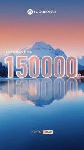 单月超15万台!速腾聚创数字化激光雷达交付再创