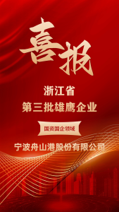 公司获评浙江省第三批雄鹰企业