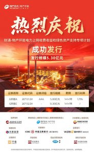 物产环能:成功发行5.3亿元绿色资产支持专项计