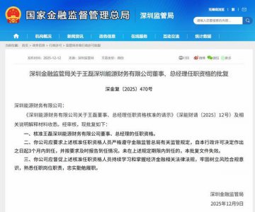 王磊获批担任深圳能源财务公司董事、总经理