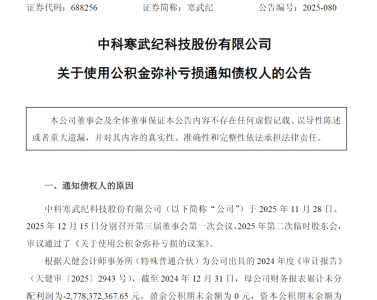 扭亏后，寒武纪新动作