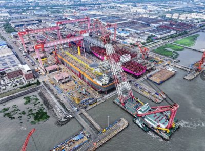 双船坞并进，外高桥造船5年交付114艘船舶海工产