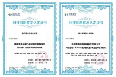 一纸“首发认定证书”点燃创新星火——中泰化