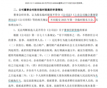 同济科技“内斗”风波再起：二股东临时提案被