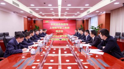 上海振华重工集团与东莞港务集团举行工作会谈