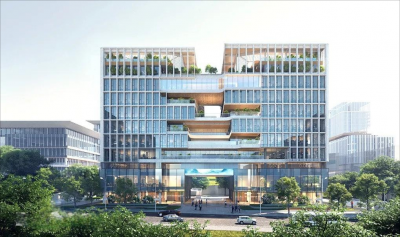 泸州老窖科创培训中心项目主体结构顺利封顶