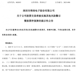 财务造假!002055,将被ST!下周一停牌