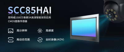 思特威推出1500万像素5K高清智能安防应用图像传