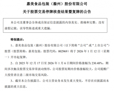 三大异动股,核查结果各异,明日复牌