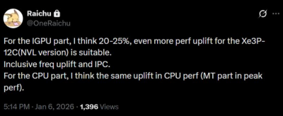 Intel核显性能反超AMD，Nova Lake桌面处理器预计年底