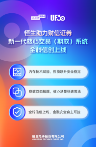 内存交易又一落地!恒生助力财信证券核心交易