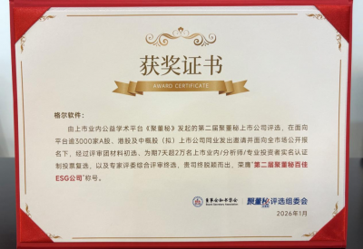 载誉而归，格尔软件一举揽获“聚