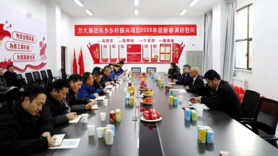 隆冬送暖东乡行 凝心聚力促振兴 方大集团高级副