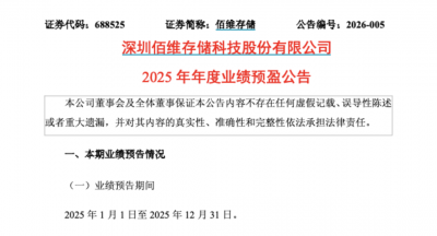 存储行业涨价潮持续 佰维存储净利预增至520%
