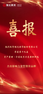 瑞达期货同日荣膺行业四项重磅大奖