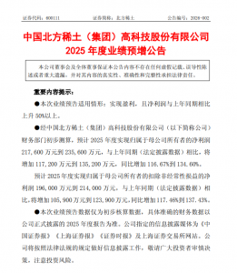 1800亿稀土龙头,最新业绩出炉!