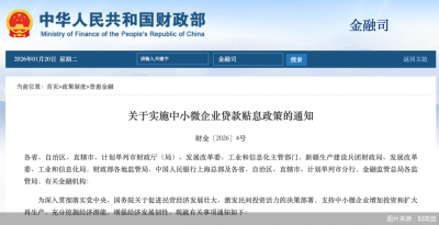 中小微企业贷款贴息来了！新能源、医药等重点