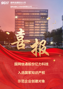 国网信通股份亿力科技入选国家知识产权示范企