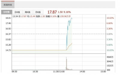 国晟科技上演“地天板”