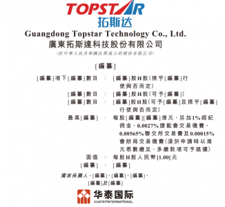 广东机器人上市第一股冲刺A+H上市