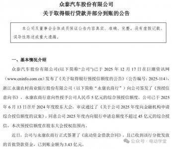 “山寨车鼻祖”要复活？众泰4亿元贷款到账支援