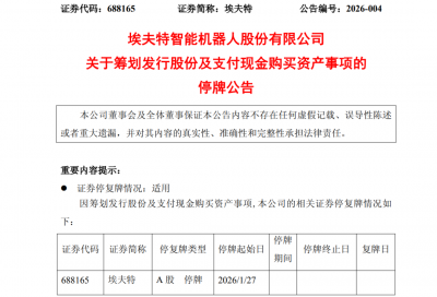 688165，大动作！股票停牌