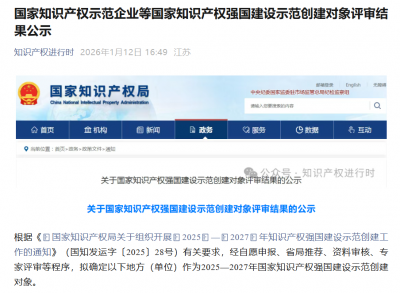 中钢洛耐院入选国家知识产权强国