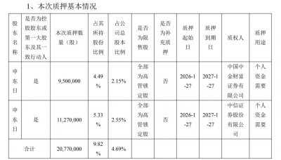 投资若羽臣赚了9.7亿元后，朗姿股