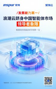 发展能力第一！浪潮云跻身中国智能体市场领导