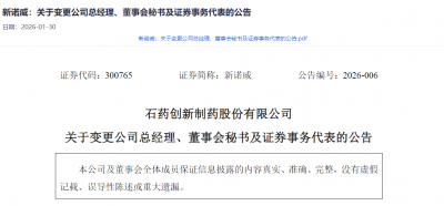 净利润连续三年大幅下滑！新诺威