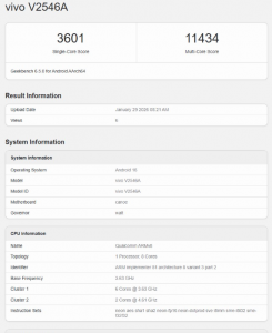 iQOO 15 Ultra Geekbench跑分曝光：多核高达11434分