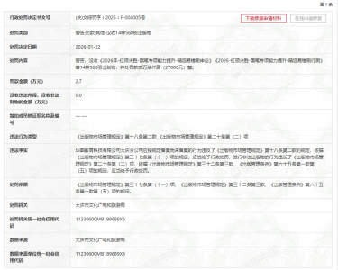 华图教育大庆发行非法出版物被罚 为华图山鼎子