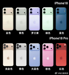 iPhone 18系列外观出炉:相机控制按键或简化