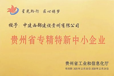 【点赞】再添新军！中建西部建设贵阳厂获评贵