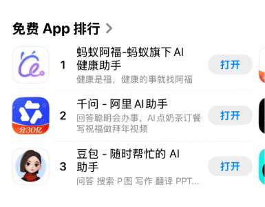 春节返乡带动蚂蚁阿福下载量 冲上App Store中国