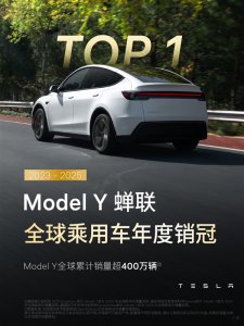 特斯拉Model Y再次封神!连续三年拿