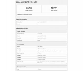 REDMI K90 Max现身Geekbench平台：搭载天玑9500+16GB内存