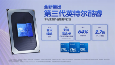 告别传统计算，拥抱普惠AI：英特尔第三代酷睿移