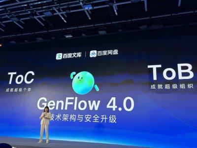 百度通用智能体GenFlow4.0月活用户超1亿，升级Of