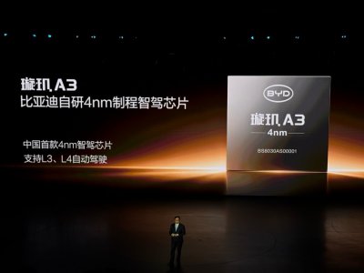 比亚迪发布中国首款4nm制程智驾芯片 宣布为城市
