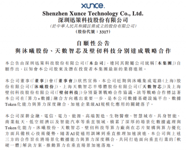 迅策科技公告牵手三大国产GPU厂商，近期股价已