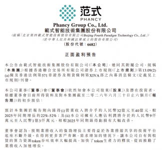 范式智能上半年营收预增超22%，净利润扭亏为盈