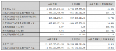 投资收益14.79亿元，昆仑万维2026上半年净利润1
