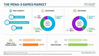 2025年中东三大市场玩家将增长到8580万，年收入