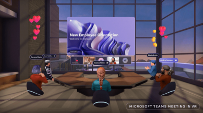 强强联手！微软将与Meta合作 在VR空间里办公互动