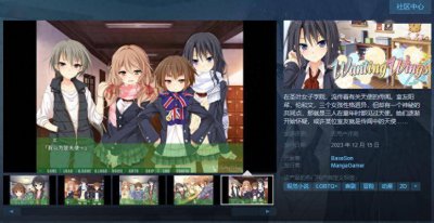 支持中文！百合游戏《君羽》Steam页面上线 12月