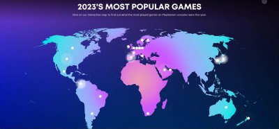 PlayStation公开23个国家2023年最受欢迎游戏 一起来