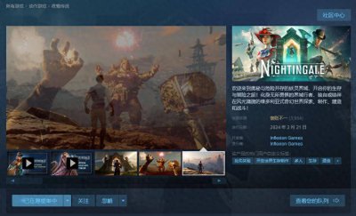 《夜莺传说》Steam评价褒贬不一 服务器不稳定是