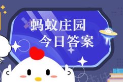 蚂蚁状元2024年5月11日答案合集 小鸡宝宝考考你每